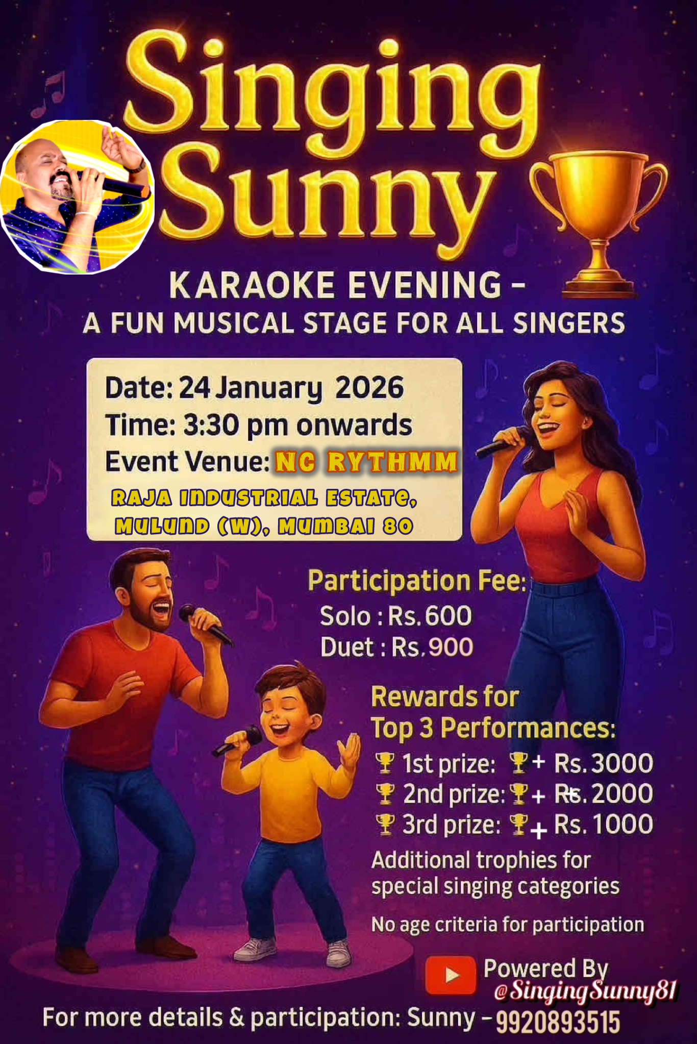 Karaoke Musical Nights Poster
