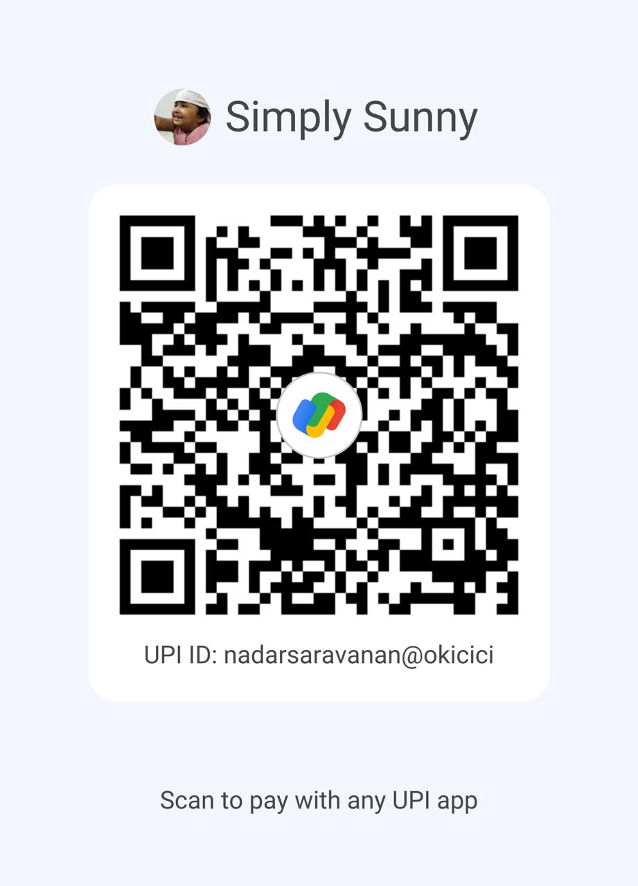 UPI QR code for payment
